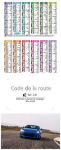 calendrier code de la route 1