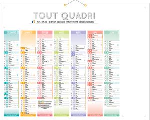 calendrier écologique