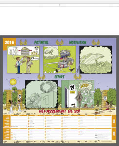 Calendrier Illustré BD Humour, personnalise