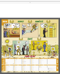 Calendrier Illustré BD Humour, personnalise