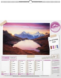 Calendrier illustré personnalisé | Autour du Monde