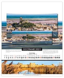 Calendrier feuillets publicitaire | La France Panoramique 7