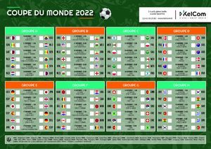 Calendrier des matchs personnalisé | Coupe du monde 2022 | KelCom 1