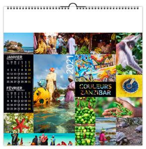 Calendrier mural publicitaire | Couleur Voyage 2