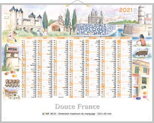 calendrier paysage de France 1