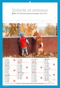 calendrier personnalisé animaux 4