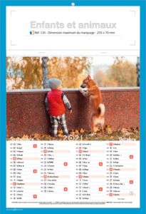 calendrier personnalisé animaux 4