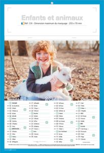 calendrier personnalisé animaux 5