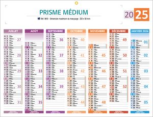 Calendrier publicitaire bancaire | Medium Prismabanque 1