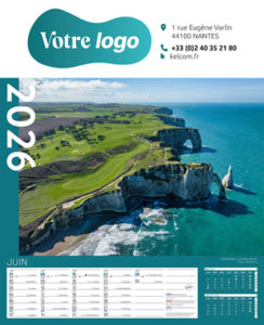 Calendrier publicitaire à feuillets | Calendrier Pays de France 10