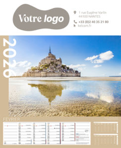 Calendrier publicitaire à feuillets | Calendrier Pays de France 6