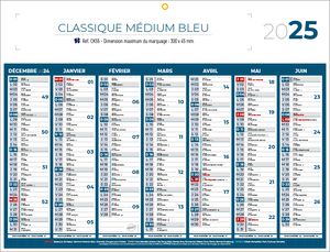 Calendrier publicitaire medium | Classique Medium