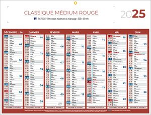 Calendrier publicitaire medium | Classique Medium 2