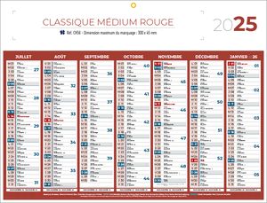 Calendrier publicitaire medium | Classique Medium 3