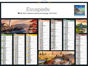 Calendrier publicitaire personnalisé | Découverte 1
