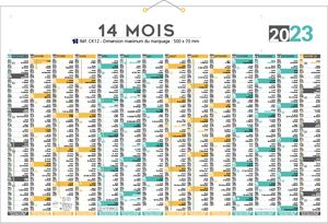 calendrier rigide 14 mois 9