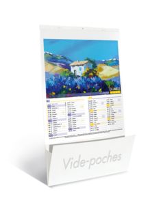 calendrier vide poches aquarelle 2