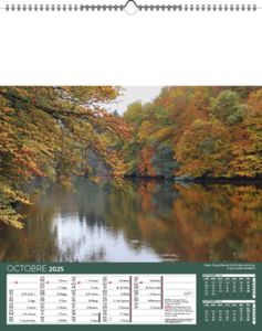 calendriers à feuillets paysage de France 10