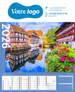 calendriers à feuillets paysage de France 11