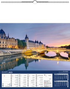 calendriers à feuillets paysage de France 3