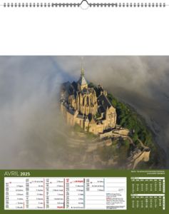 calendriers à feuillets paysage de France 4