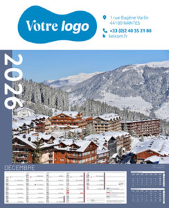 calendriers à feuillets paysage de France 4