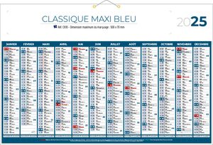 calendriers bancaires