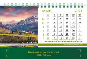 calendriers chevalets images du monde 3