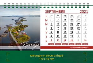 calendriers chevalets images du monde 9