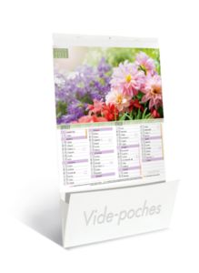 calendriers vide poche jardins