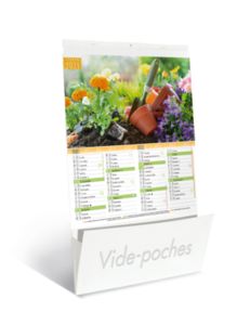 calendriers vide poche jardins 1