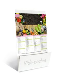 calendriers vide poche jardins 4