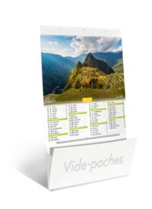 calendriers vide poche vues du monde 1