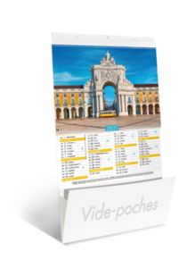 calendriers vide poche vues du monde 2