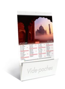 calendriers vide poche vues du monde 5