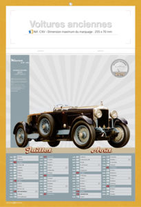 calendriers voitures anciennes 2