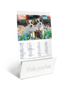 calendriersvide poches chats et chiens 2