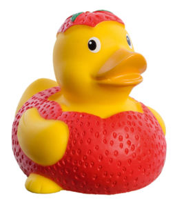 canard publicitaire fraise Vert