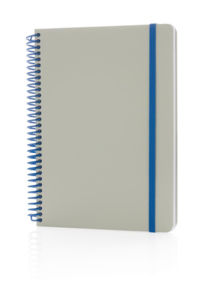 Carnet A5 publicitaire | Grey Spirale Blue