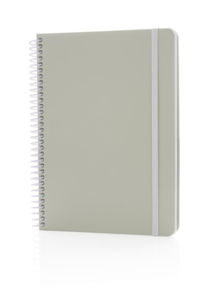 Carnet A5 publicitaire | Grey Spirale White