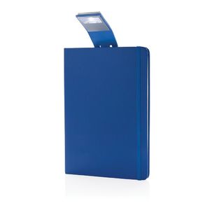 Carnet de notes A5 avec marque-page LED personnalisé | Caper Bleu