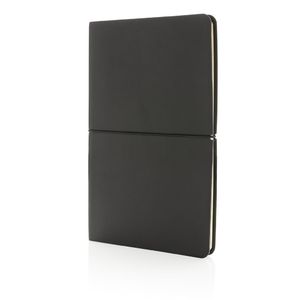 Carnet de notes A5 publicitaire couverture souple Black