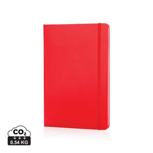 Carnet A5 couverture rigide publicitaire Rouge