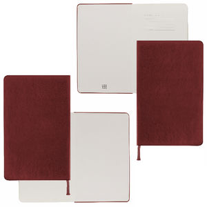 Carnet Moleskine publicitaire | Moleskine Burgundy Lined Paper