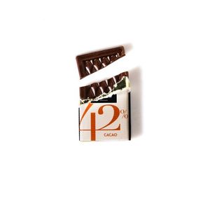 Chocolat français publicitaire | Carrés 4 2