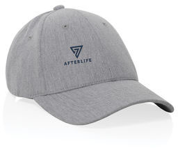 Casquette 6 panneaux recyclée AWARE™ Milo publicitaire Gris