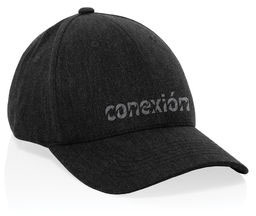 Casquette 6 panneaux recyclée AWARE™ Milo publicitaire Noir