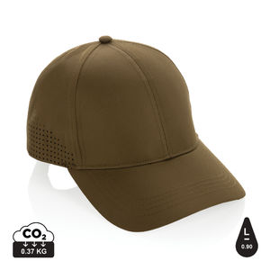 Casquette de sport 6 panneaux en rPET Impact AWARE™ | Casquette publicitaire Vert