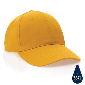 Casquette personnalisée 6 panneaux en coton recyclé 280gr Impact Yellow