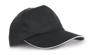 Casquette sandwich promotionnelle Noir